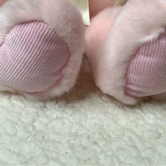 Sugarplum Pink Plush Teddy Bear with Rattle Stuffed Animal - Picture 4 of 10